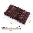thumbnail image 2 of TUWAFE 100Pcs Bobby Pins Brown,Hair Pins Kit for Women Girls Kids,Wavy Brown Bobby Pins Hair Clips with Storage Box,Suitable for All Hair Types(2Inch), 2 of 6
