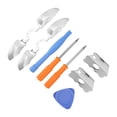 thumbnail image 3 of MeetCA QM21070921 Replacement Bumper Parts for XBox One Controllers Silver, 3 of 9