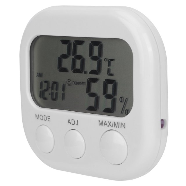 Termohigrómetro, Termohigrómetro Digital Portátil, Termómetro De Tamaño Pequeño, Para Dormitorio Interior Hogar Familiar ANGGREK BI3114