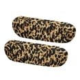 thumbnail image 2 of Yuyamidu Leopard Print Car Front Seat Armrest Cover Bling Armrest Cover for Car Truck Auto Accessories Stylish Vehicle Seat Arm Rest Protector Decor, 2 of 7