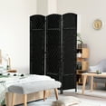 thumbnail image 2 of HOMCOM 3 Panel Folding Room Divider Privacy Screen Indoor Home Decoration, 2 of 10