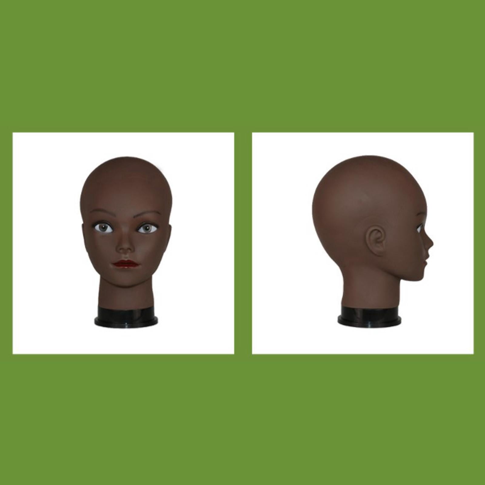 Female head model mannequin doll display Black Makeup