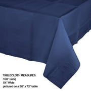 Navy Blue Paper Tablecloth 54" x 108"