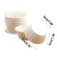 thumbnail image 3 of Paquete de 100 Moldes Desechables para Cupcakes, Capacillos Resistentes Al Aceite para Muffins, Galletas y Brownies, Resistentes Al Calor Hasta 220 °C, Tamaño Estándar, 100 Unidades, 3 of 5