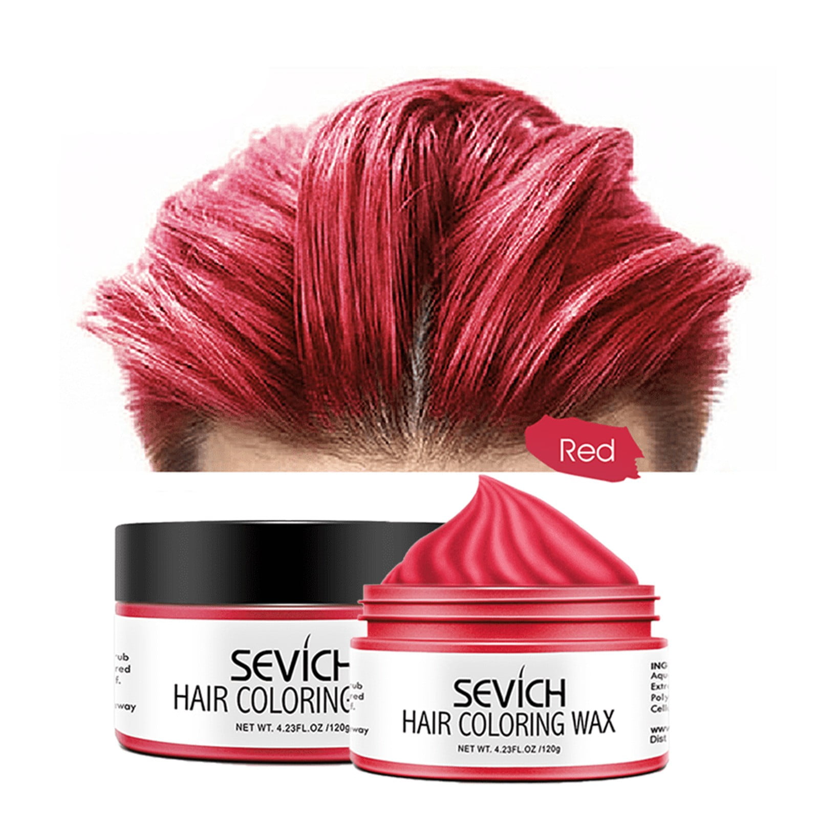 HIMIWAY Color Hair Wax Hair Style Dyemud, Instantly Natural Hair Color, Natural Ingredients