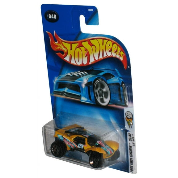 Hot Wheels 2003 First Editions 36/42 Yellow Da' Kar Toy Car #048