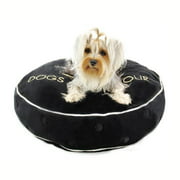 Dogs of Glamour DG00013PK Round Glam Crown Bed, Pink