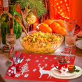 thumbnail image 5 of Winter Holiday Christmas Placemat Washable Table Place Mat Sets Of 6 Plus 6 Cup Mats For Kids-elk, Christmas Tree, 5 of 5