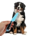 thumbnail image 2 of Unique Bargains 1 Pc Durable Short Needle Pet Grooming Brush for Pet 7.09"x1.77" Blue, 2 of 6