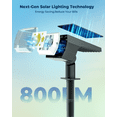 thumbnail image 2 of 6 Pack Solar Lights Outdoor Waterproof IP65, 64 LED Landscape Spotlights 6500K- 3 Lighting Modes, Adjustable for Lawn, Driveway, Walkway- Cool Daylight, 2 of 8