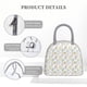 thumbnail image 4 of Balery Floral Bolsa de Almuerzo para Mujeres, Caja de Almuerzo, Bolsa de Almuerzo Pequeña Impermeable, Tote de Almuerzo Reutilizable con Gran Capacidad, 4 of 6