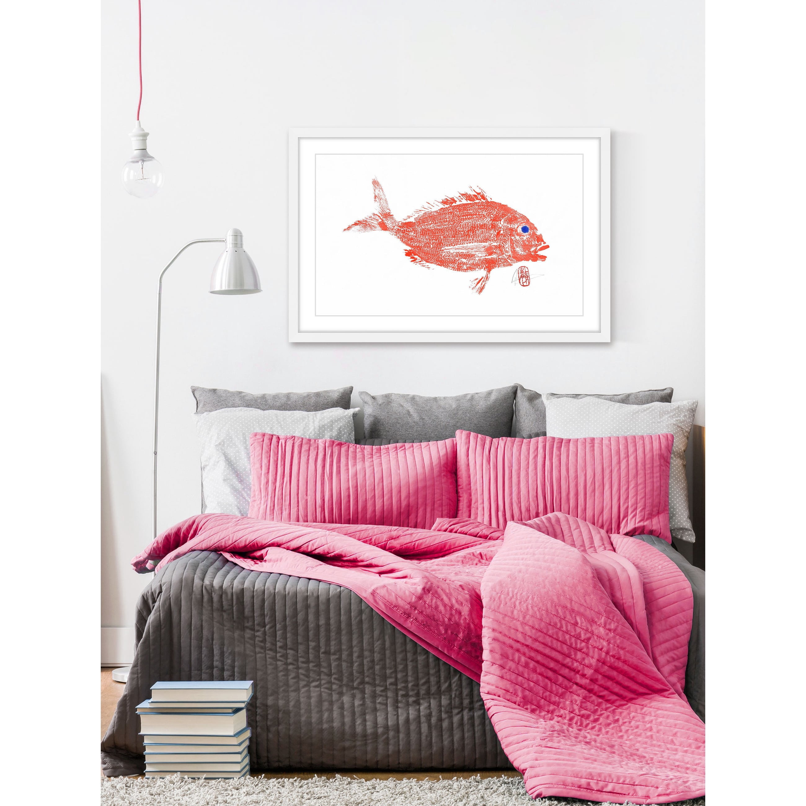 "Red Snapper" Framed Painting Print