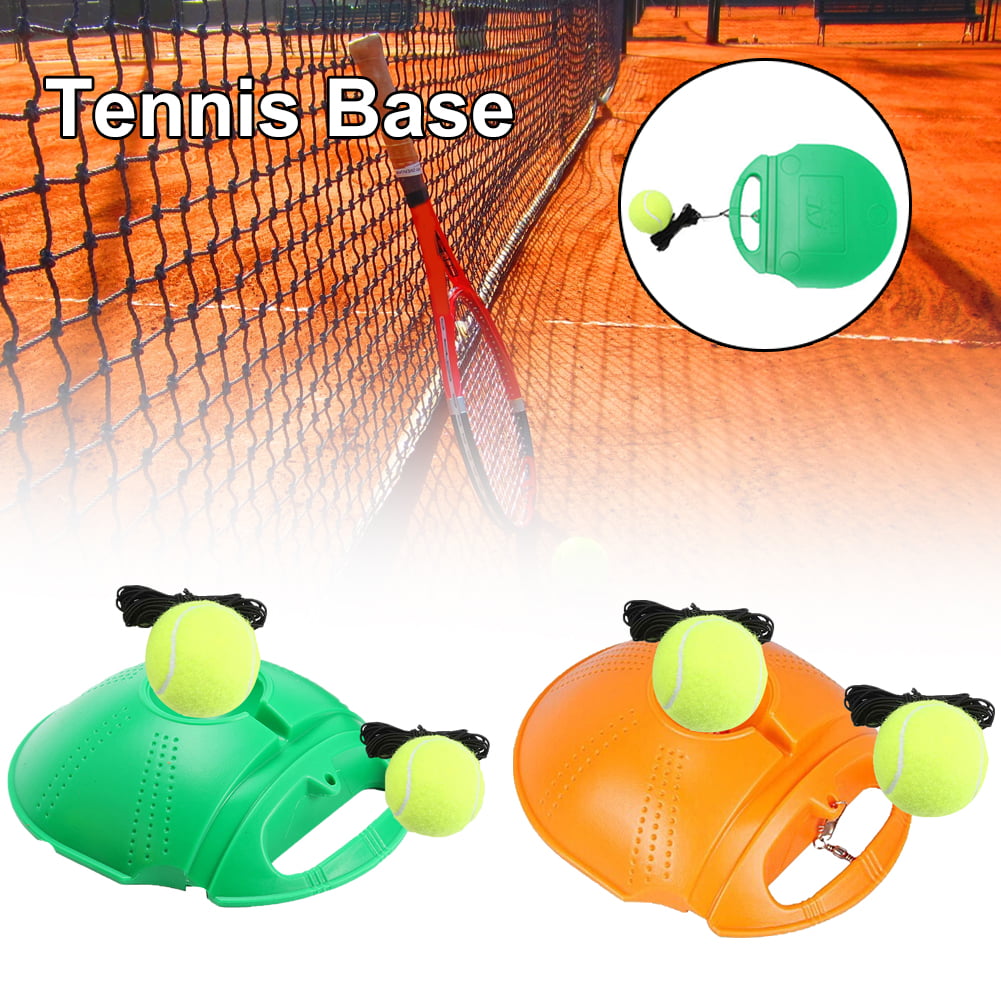single set of base trainer with rope automatic rebound rubber band line for anti-winding,Self-study tennis practice tools. PXD913 New tennis trainer 