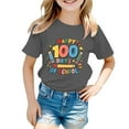 thumbnail image 1 of TZEWGL T-Shirts For Child Cute Print Round Neck Loose Short Sleeve Clothes For Toddlers size 8-9T, 1 of 4