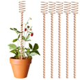 thumbnail image 3 of Yanerim 1/8Pcs 13.5-inch Electroculture Plant Stakes High-Yield Clockwise Winding Easy to Install Multifunctional Long Copper Garden Stakes, 3 of 8