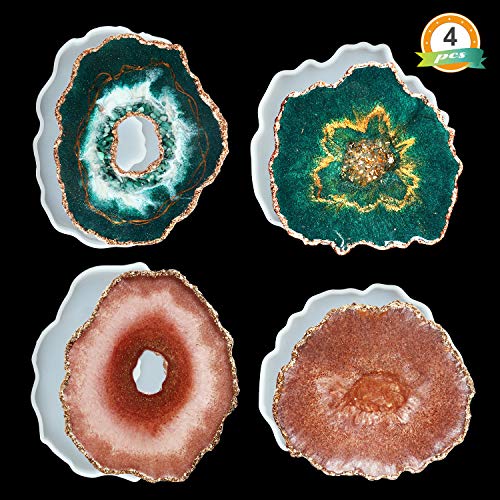 Cups Mats Epoxy Resin Moulds for Resin LETS RESIN Coaster Resin Moulds Silicone Coaster Storage Box Mould Home Decoration