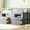 Gray, variant on White Twin Loft Bed With 4 Drawers, Cabinet And Shelves - Quality Bedroom Furniture Essential