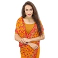thumbnail image 4 of Ethnic Asia Gorgette Saree Embroidered Sari Unstitched Blouse, 4 of 4