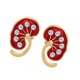 thumbnail image 3 of Broche pin esmaltado con diamantes de imitación para mujer Yuyangstore Pin de solapa de Metal Oro, 3 of 8