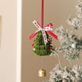 thumbnail image 4 of WEGFTDUOP Christmas Decoration Garland Scene Layout Christmas Tree Decorations Rattan Ring Pendant Door Hanging 2025 Christmas Decoration, 4 of 6