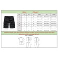 thumbnail image 3 of Bcfgryg Mens Fashion Casual Solid Color Multi Pocket Zipper Buckle Outdoor Shorts Tooling Shorts Lightweight Men’s Work Pants Summer, 3 of 3