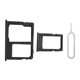 thumbnail image 1 of Compatible con Galaxy J610 J6 Plus, reemplazo de ranura para lector de tarjetas SIM dual para Negro, 1 of 9