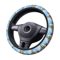 thumbnail image 4 of Yiaed Snowy Mountain Photography Bear Steering Wheel Cover,Universal 15 Inch Anti Slip Steering Wheel Protector Car Accessories Interior for Auto Truck SUV, 4 of 5