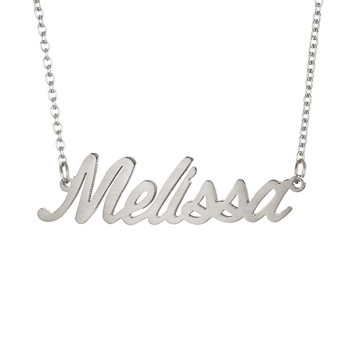 925 Sterling Silver RACHEL Name Necklace Womens Girls Pendant Gift Ready Stock 