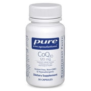 Pure Encapsulations CoQ10 120 mg - Coenzyme Q10 Supplement for Heart Health, Energy, Antioxidants, Brain & Memory Health - Cellular Health, Cognition & Cardiovascular Support* - 30 Capsules