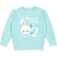 thumbnail image 2 of Inktastic Somebunny is Two-second Birthday Bunny Toddler Sweatshirt, 2 of 4