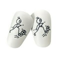 thumbnail image 2 of 2x2 Uds Mini Espinilleras De Fútbol Espinilleras Portátiles Equipo De Fútbol, 2 of 8
