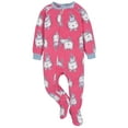 Gerber Baby & Toddler Girls Microfleece Blanket Sleeper Pajamas, 2Pack, Sizes 0/3M5T