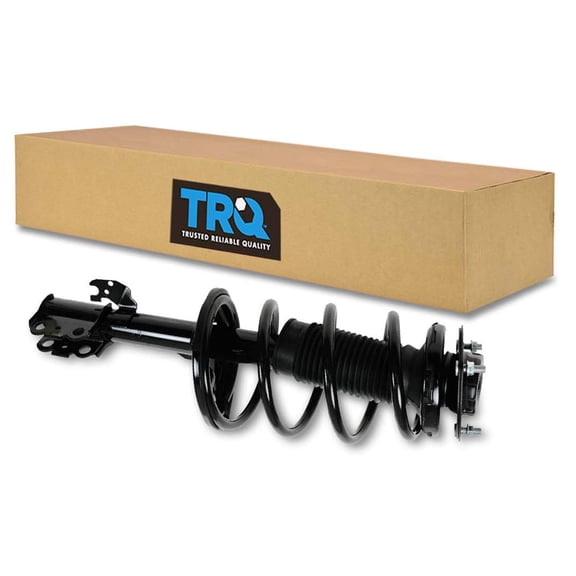 TRQ Front Left Complete Strut & Coil Spring Assembly Drivers Side Fits Select 2004-2010 Toyota Sienna