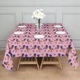 thumbnail image 3 of Pink Dachshund Chips Square Tablecloth,Waterproof Square Table Cover,Wipeable Spillproof Washable Table Cover for Home Kitchen Party Decor 42"X42"(107x107cm), 3 of 6