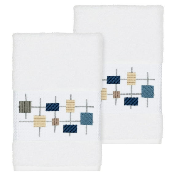 Linum Home Textiles Khloe Embellished Turkish Cotton Hand Towel