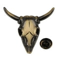 thumbnail image 3 of Broche para Hombre, Alfiler, Cabeza de Toro, Accesorios de Joyería, Punk para Sombreros, Abrigo,, 3 of 9