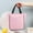 Pink, variant on HandyHome Thermal Lunch Bag for Women/Men, Oxford Cloth Lunch Tote with Pocket Zipper & Handle, Tear-Resistant Leakproof Bento Bag, Picnic Cooler Snack Container for Travel Outdoor Work Shool -Pink