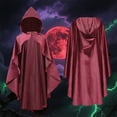 thumbnail image 5 of Hvyesh Women Victorian Gothic Cape Medieval Renaissance Cloak Witches Wizards Capes, 5 of 5
