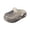 Grey, variant on Girls Slippers Solid Color Soft Sole Jelly Clogs Non Slip Lightweight Beach Shoes For Kids ,8-9 Years