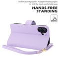 thumbnail image 2 of Wallet Case for iPhone 16, RFID Blocking Flip Cover with 7 Card Slots, Cash Compartment, Magnetic Closure, and Hands-Free Stand, Slim Protective Phone Case with Wrist Strap,Lightpurple, 2 of 6