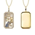 thumbnail image 3 of Birdeem Collier 12 Constellations avec Diamants et Pierres Colorées Collier Zircon 12 Constellations, 3 of 5