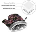 thumbnail image 6 of Cauagu Orchids Flowers Print Oven Mitts and Pot Holders 4 pcs Set,Extra Thicken Long Kitchen Oven Glove Potholders BBQ Gloves-Oven Mitts and Pot Holders(11 Inch), 6 of 6