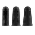 thumbnail image 4 of 2x3x Pulgar Cunas Guantes Antideslizantes Mangas Para Los s Cubierta Para La Del Silicona Negro 2 piezas, 4 of 8
