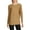 Brown - hthrginger, variant on Womens Gray Long Sleeve Boat Neck Sweater Size: XS