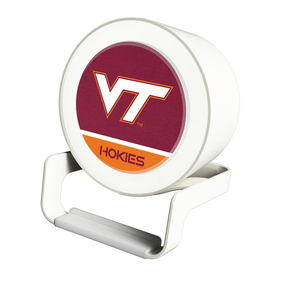 Virginia Tech Hokies Night Light Wireless Charger And Bluetooth Speaker