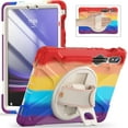 thumbnail image 1 of Funda protectora para Samsung Galaxy Tab S10 Lite / S10 FE / S9 FE 5G / S9 Tablet de 10,9''/11'', a prueba de golpes, con portalápices, correa de mano giratoria de 360° y correa para el hombro., 1 of 9