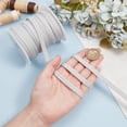 25M Polyester Ribbons for Shoelaces Light Grey 1/4 inch(8mm) 27.34 ...