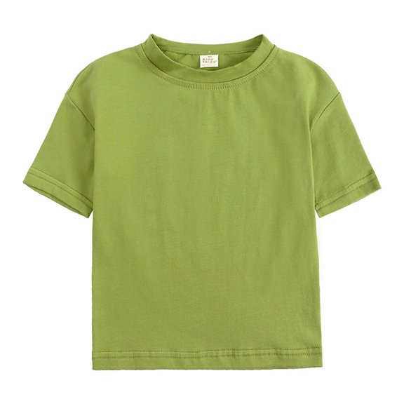 Vedolay Boys Short Sets Boys Loose Short Sleeve Top and Shorts 2 Pc Sets Sportswear Clothing Sets,Gray 1-2 Years