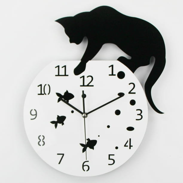 Gato con reloj new arrivals