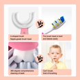 thumbnail image 2 of Niños y Niñas, Cepillo de Silicona Suave de Grado Alimenticio, Cepillo Dental Curvado para Limpiar Dientes 360°, para Cuidar de la Salud Bucal (2-6 Años) ShuxiuWang  1327537035978, 2 of 4